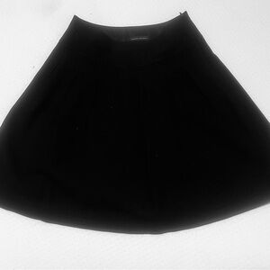 Banana Republic Classic Black A-Line Skirt | Flared Pleated